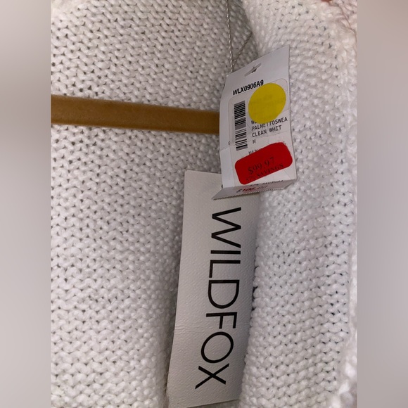 NWT Wildfox Palmetto sweater. Size Large. - Picture 4 of 4